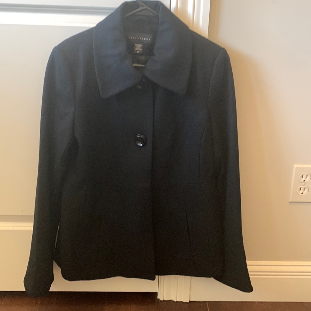 Apostrophe black winter coat.